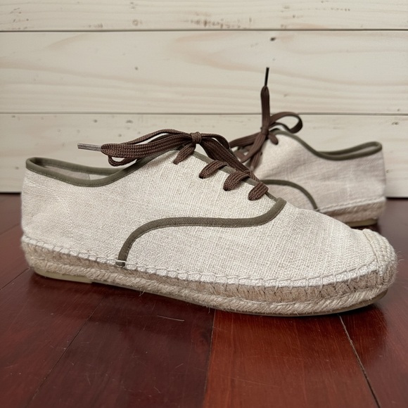 Jeffrey Campbell Shoes - Jeffrey Campbell Canvas Espadrille Sneakers Ivory US 10.5 EU 42